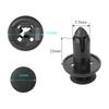 50Pcs 8mm Auto Bumper Fastener for Toyota Nissan Honda Plastic Rivet Retainer Push Engine Cover Fender Car Door Trim Panel Clips