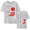 Camiseta Joji Solaris Tour 2026 Cuello Redondo Verano Manga Corta Camiseta Femenina Unisex Streetwear Hip Hop Ropa para Mujeres/Hombres Top Gráfico