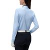 Fila Golf Series Knitted Comfortable Versatile Long Sleeve T-Shirt Women Tops Afternoon-Blue A11W445202F-LB