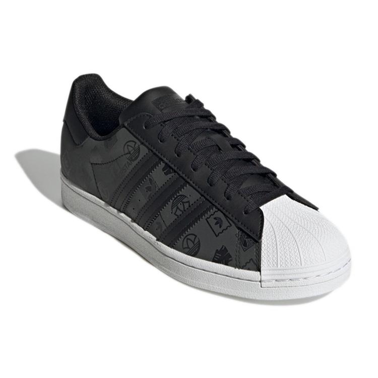 adidas Originals Superstar Shoes 'Black Green Monogram' Men's GX8412
