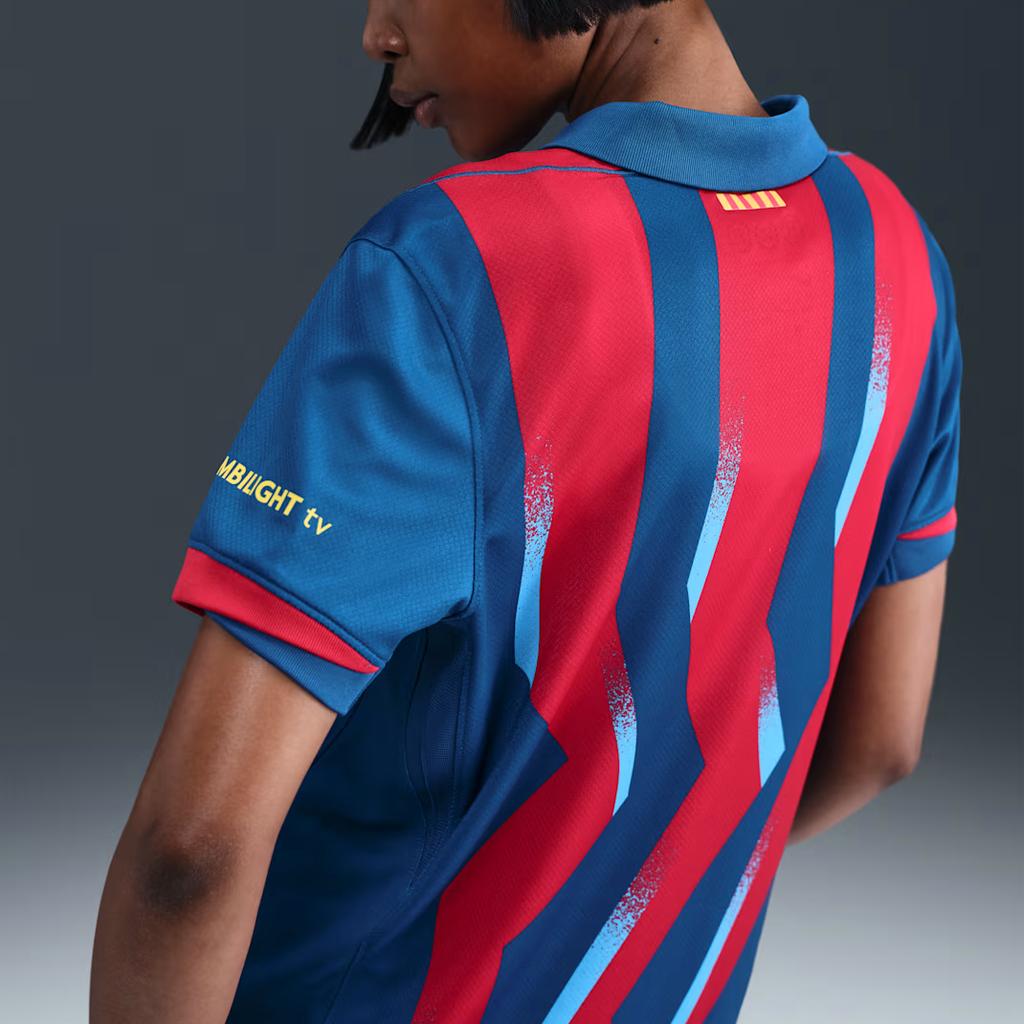 Nike Dri-Fit Color Block Logo Short Sleeve Soccer Jersey Women tops FZ1308-432