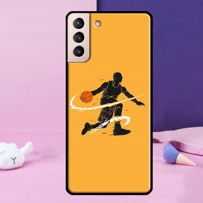 Basketball Sports Phone Case For Samsung Galaxy S25 Ultra S24 Ultra S9 S10 S20 S21 S22 Plus S23 S24 FE Cover