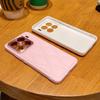 Small Fragrance Leather Grain Lens Full Coverage Protection Case For Xiaomi 15 Pro Mi15 Xiaomi 14 Pro Hard Protect Cover