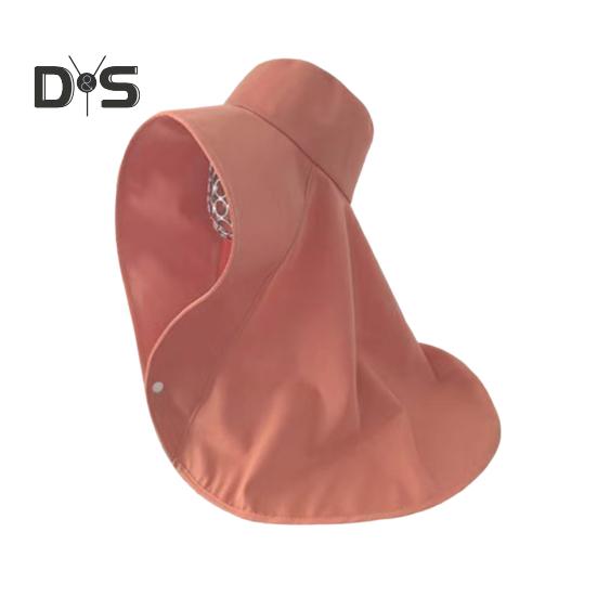 

Женская солнцезащитная шляпа с широкими полями, шаль, солнцезащитная шляпа с отворотом на шее, козырек для рыбалки, летняя пляжная шляпа с пряжкой для походов розовый