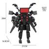 Skibidi Toilet Building Blocks Zombie Skibidi Toilet Logo The Audio Man And Camera Titan Man Building Block DIY Bricks Toys