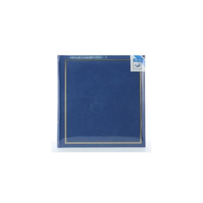 Album photo - hama - ultra grand format - 34x35 cm - 80 pages - couleur bleu