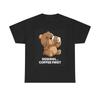 Kaffee Zuerst Teddybär Grafik T-Shirt Vintage Lustig Unisex Schweres Baumwoll-Tee
