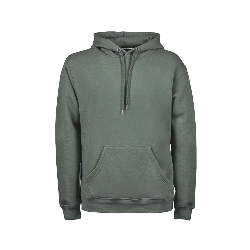 Tee Jays Mens Hooded Cotton Blend Sweatshirt