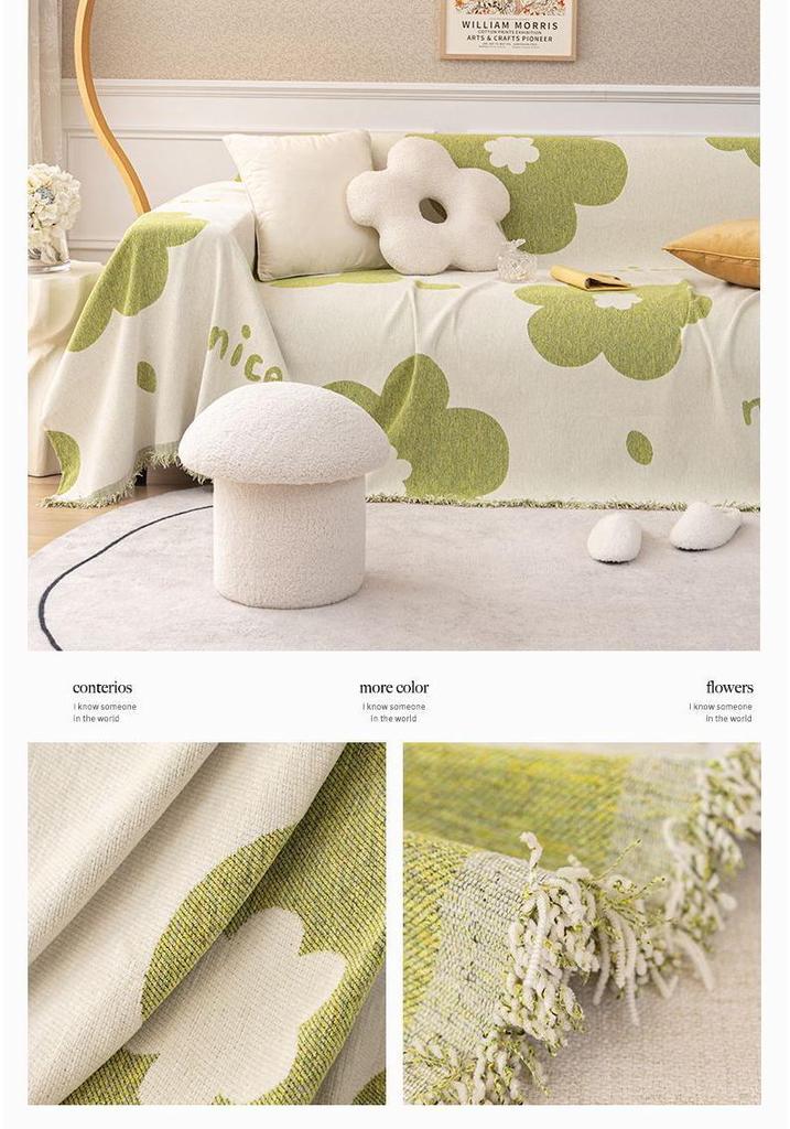 Chenille All-Season Cat Scratch-Resistant Sofa Cover for Home Combination Sofas