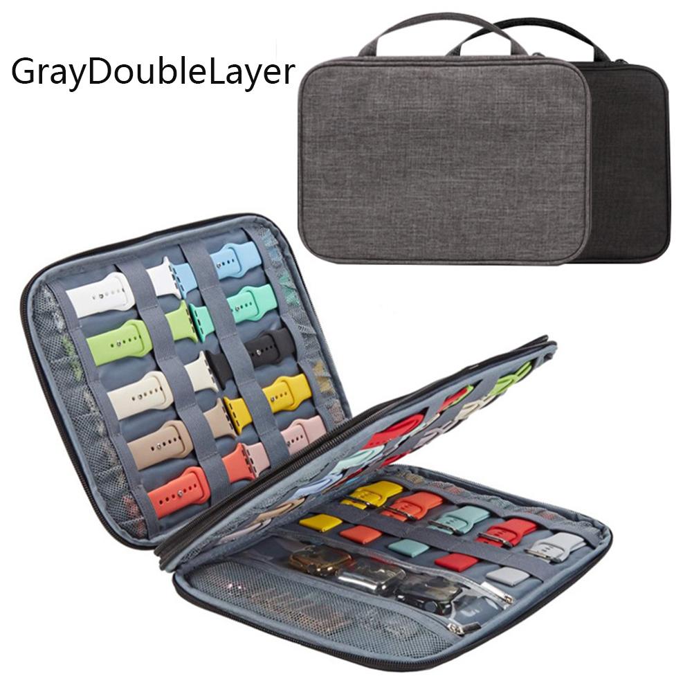 For Apple Watch Watchband Storage Box Travel Pouch Strap Boxes Multifunction Watch Strap Organizer Box Watchband Storage caseQKC