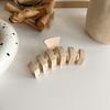Fashion Frosted Brown Hair Clip  Ladies Temperamen Hairpin Large  Back of Head Shark Clip Korean Style  Hair Accessories