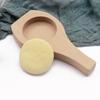 Kitchen Gadgets Flat Bottom Wooden Suzhou-style Mooncake Mold Hand Press DIY Cookie Mould Handmade Dessert Baking Mold Bakery