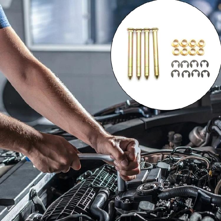 Corrosion Proof Vehicle Door Hinge Upgrades Kit Hinge Restoration Set Optimizes Alignment Prevents Accidental Opening