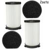 2Sets Replacement Filter + Sponge Kit For Moosoo D600 D601 Corded Vacuum Cleaner