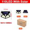 10000w Super Bright Outdoor Solar Lamp Waterproof Ultra Wide Lighting Street Light Human Induction Motion Sensor Yard Wall Light