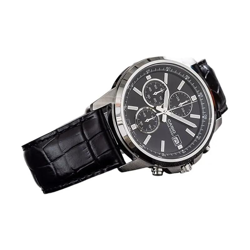 Casio Męski Czarny Zegarek MTH-5001L-1APR-
