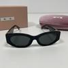 Cat Eye Sunglasses Women Oval Frame UV400 Protection Gold Letter Temples