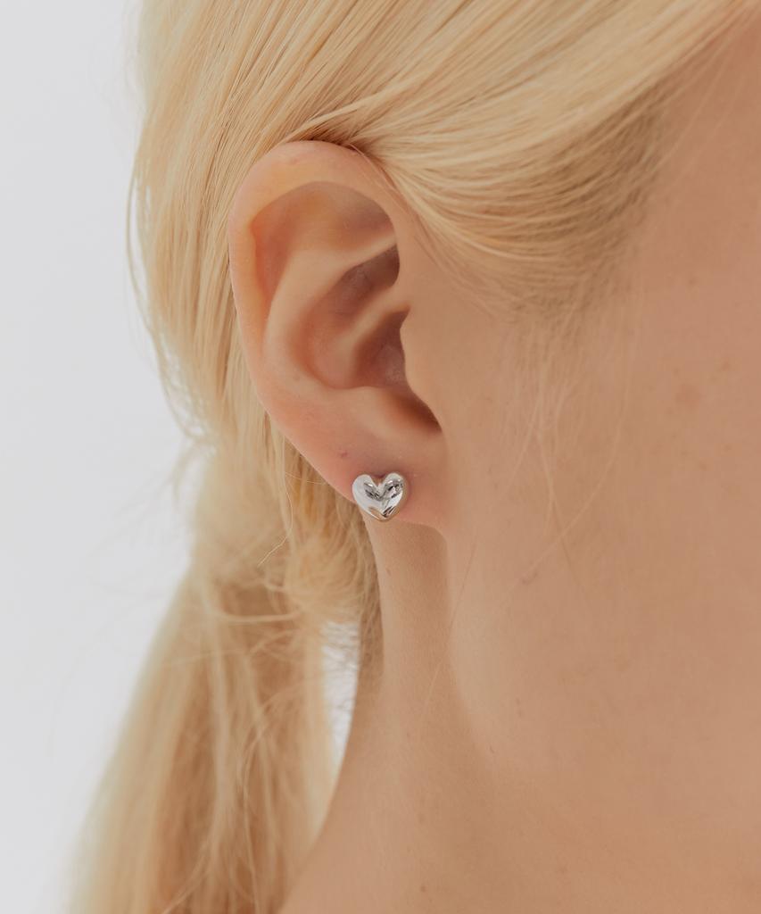 Jyddm Asymmetrical Heart Earrings
