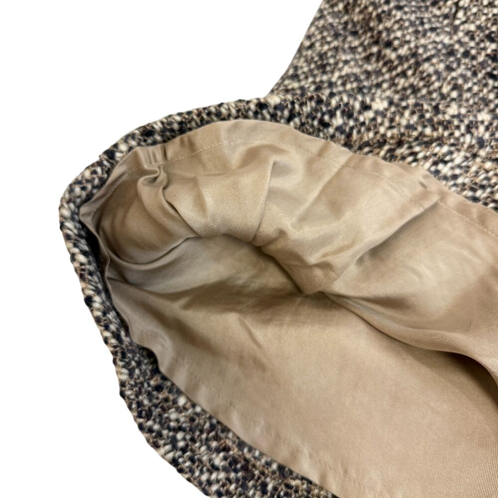 CHANEL COCO Mark wool skirt Brown wool Used