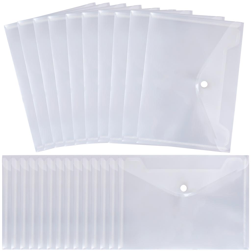 Clear Stamp And Die Storage Bag Resealable Plastic Storage Pocket Large Envelop