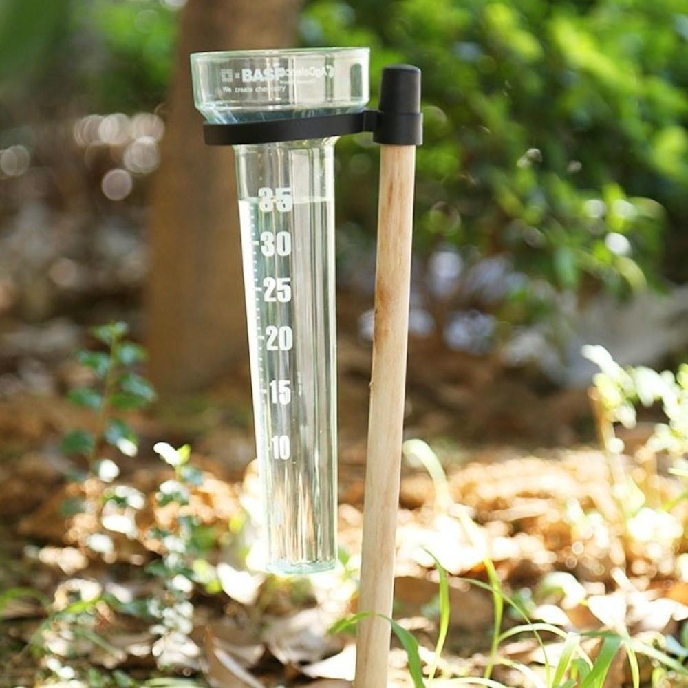 Portable Gardening Rainwater Meter Plastic Rain Measurement Tool Collect Rainwater