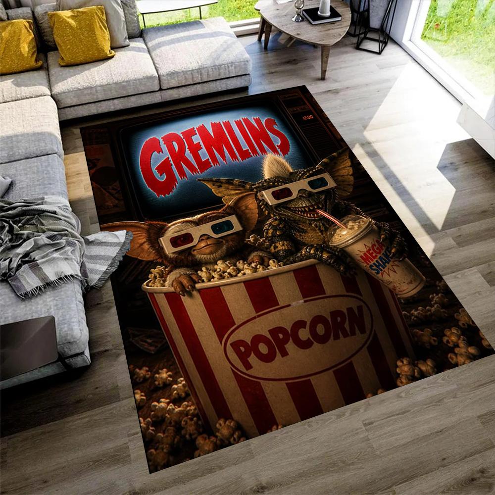 Gremlins Area Rug Perfect for Hallway Kitchen Study room Game Room Antislip Carpet Office home decor Gift for Festivals