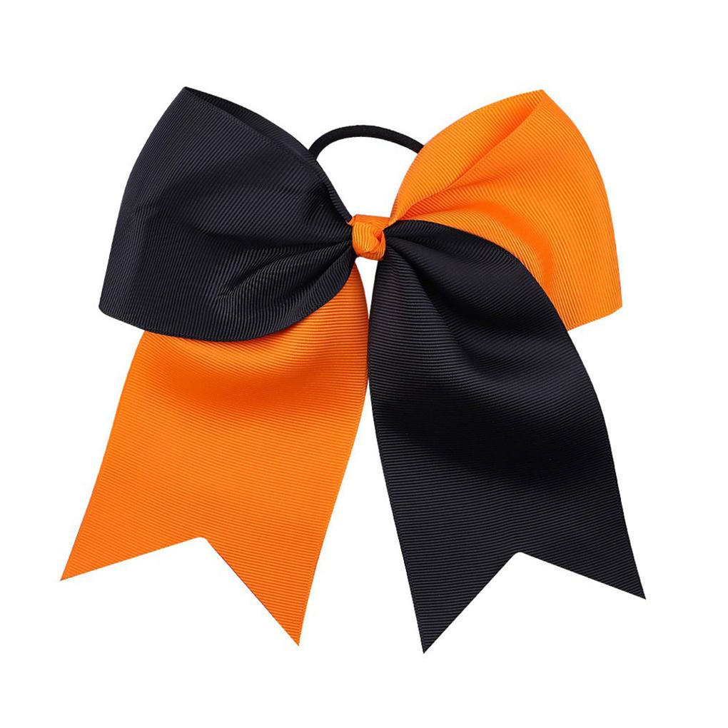 Fascia Larga Fiocco Nodo Elastico Spesso Abbinamento Colori Ornamenti Senza Impigli Stile Preppy Porta Coda di Cavallo Scrunchies Accessori