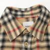 Burberry 21AW 8036773 Logo Embroidered Check BD Shirt Tops S beigeUsed