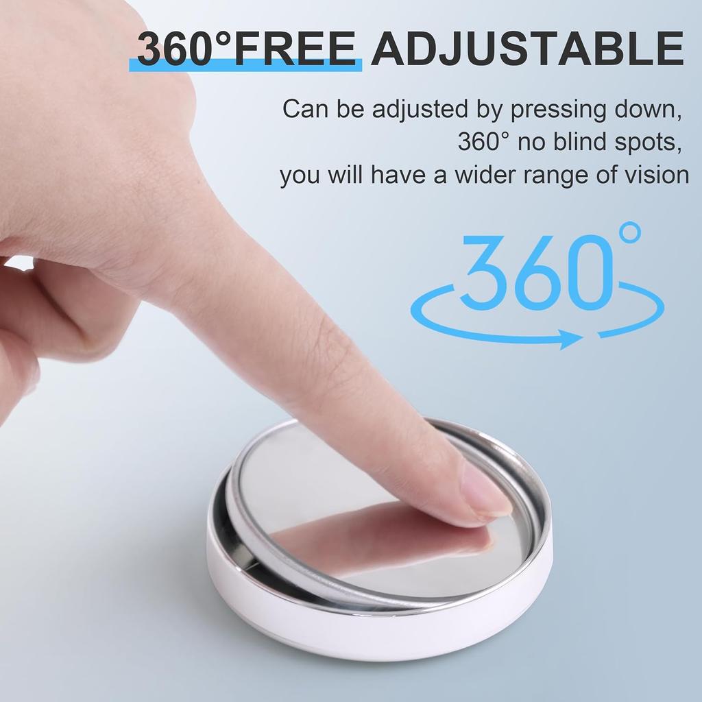 8 Pcs Blind Spot Mirrors for Car, 1.97’’ Round HD Convex