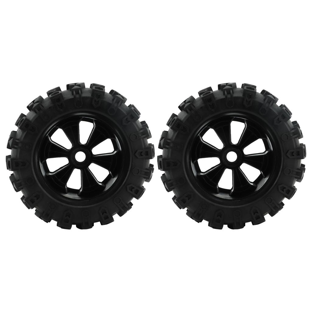 2Pcs RC Car Rubber Tire Replacement Strong Grip 170mm Diameter RC Rubber Tires for ZD Racing 08427 1 8 RC Car