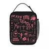 Custom Melanies Martinez Portals Thermal Insulated Lunch Bag for Office Portable Bento Box Thermal Cooler Lunch Boxes