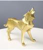 Hars Abstract Wolfbeeld Geometrische Dierenfiguren Wolfbeeldhouwwerk Ambachten Thuiskantoor Plank Bureau Decoratie Ornamenten