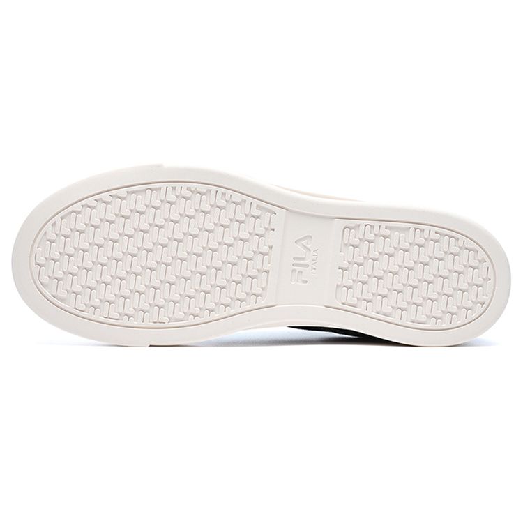 Fila Luke Round Toe Lace-Up Durable Lightweight Breathable Low-Top Skate Shoes Men Sneaker Black F12M226308FBK