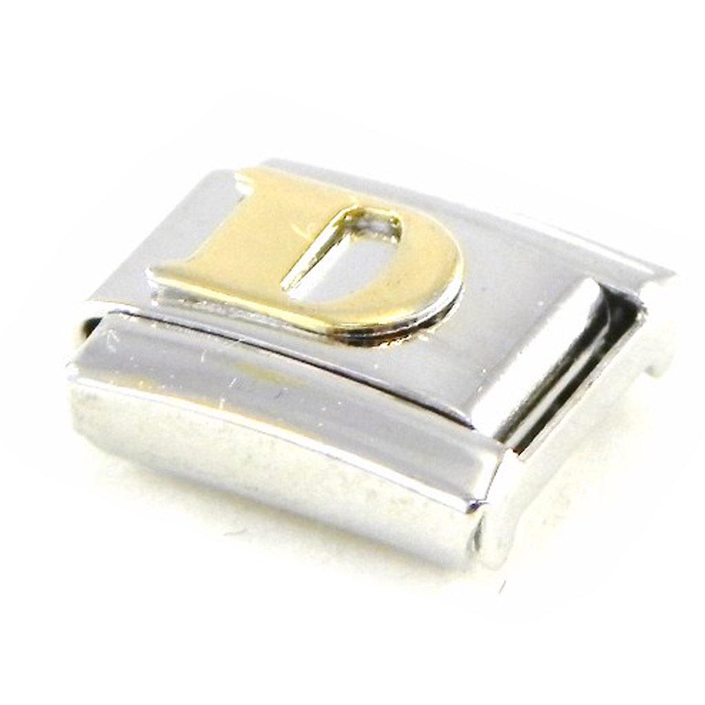 Les Trésors De Lily [C6019] - Gold 'Letter D' Mesh