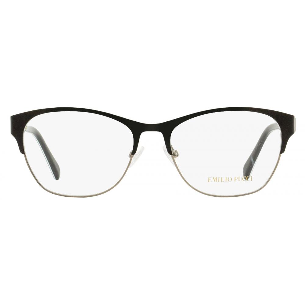 Emilio Pucci Women S Oval eyeglaSSeS Ep5029 001 Black Ruthenium 53mm 001