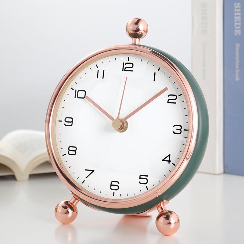 Hense Modern Minimalist Silent Quartz Desk Clock HD8093