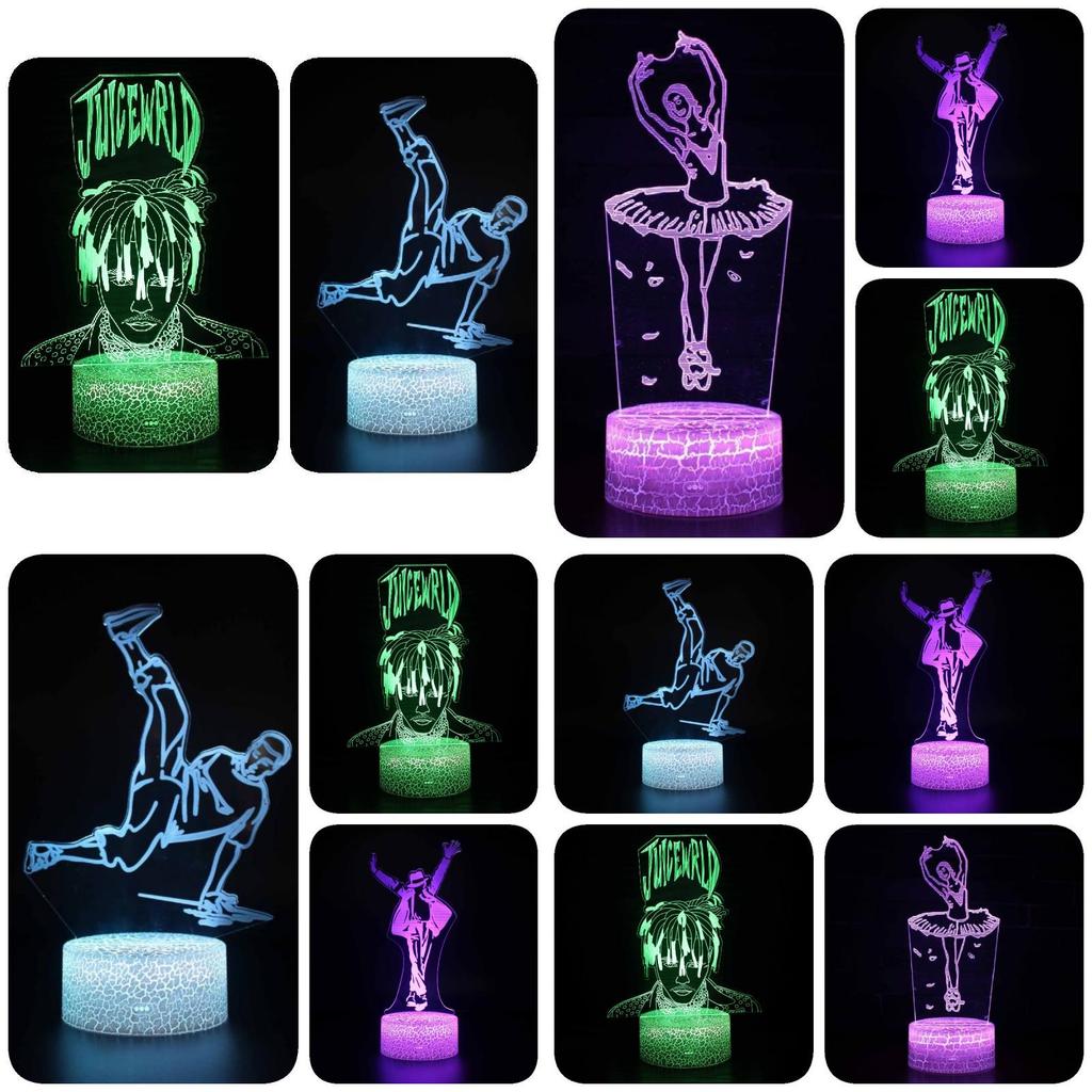 Modern Minimalist Led Night Light Acrylic Lampshade Perfect For Birthdays And Celebrations
