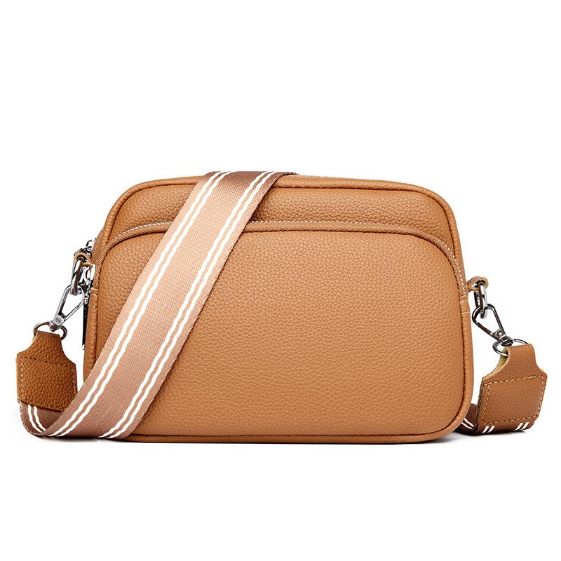 New Bag 2026 Sense Women's Simple Atmosphere Shoulder Messenger Bag Versatile Retro Niche Square Bag