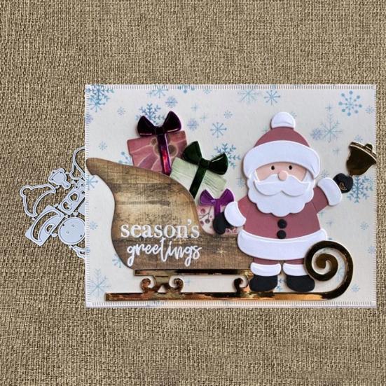 Christmas Santa Metal Cutting Dies DIY Scrapbook Emboss Paper Cards Craft