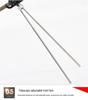 Multi-purpose Aluminum Fishing Rod Holder & Rest with Two-way Ground Stake