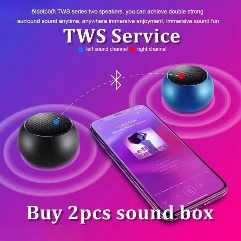 Kabelloser Bluetooth-Lautsprecher Tragbar Klein Stahlgrau Schweres Stereo-Surround-Subwoofer Outdoor Mini Bluetooth Kleiner Lautsprecher