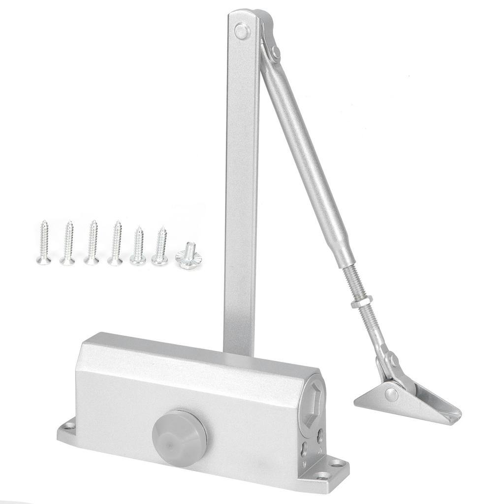 Door Closers Hydraulic Buffer Door Stopper Automatic 180 Degrees Positioning Door Closer65KG Load Bearing