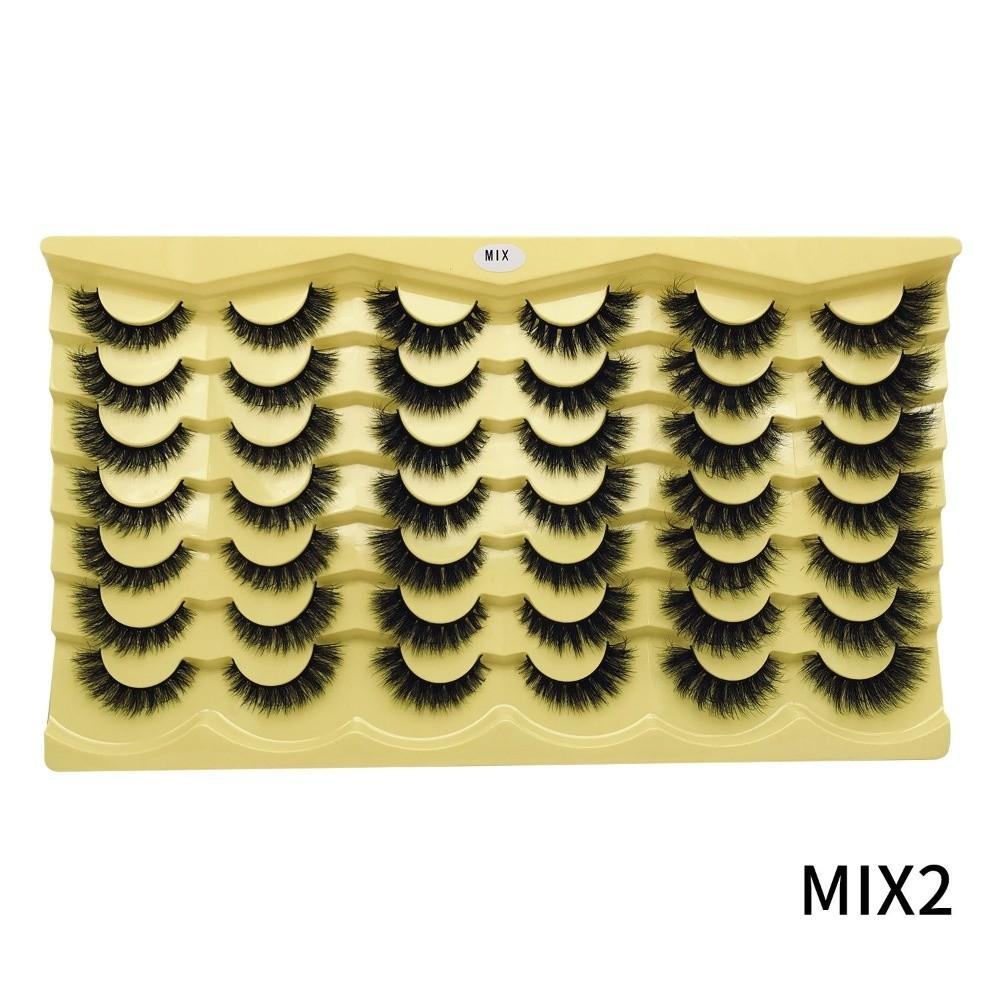 Delicate 21 Pairs Volume Strip Lashes Stage Dramatic False Eyelashes Party & Festival Makeup