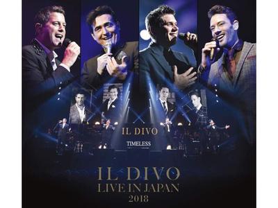 [CD Blu-spec 2+DVD] Live In Japan 2018 Japon OBI Première Édition Il Divo SICX30076