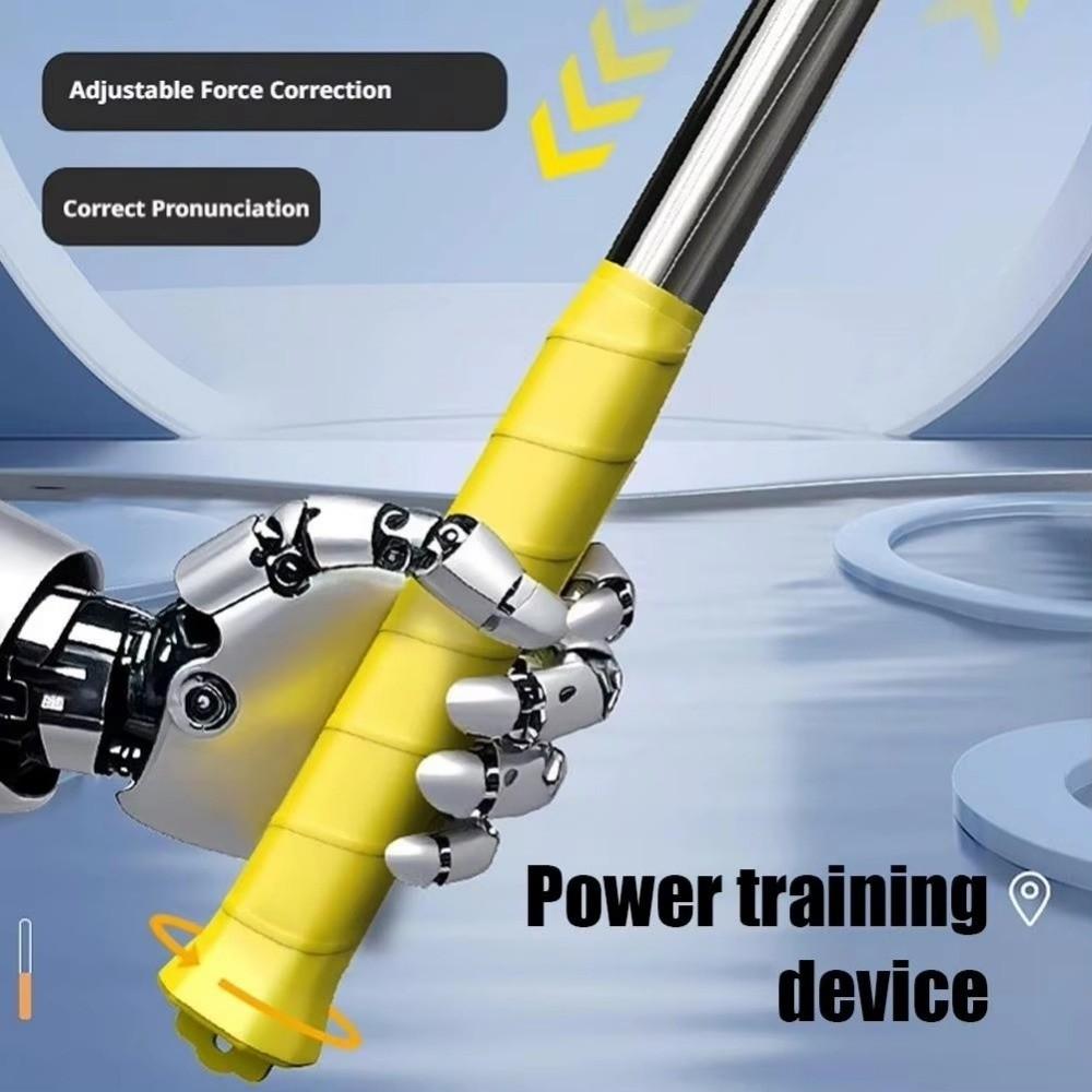 Practicing Guide Badminton Training Aid Portable Badminton Training Stick Wrist Force Trainer