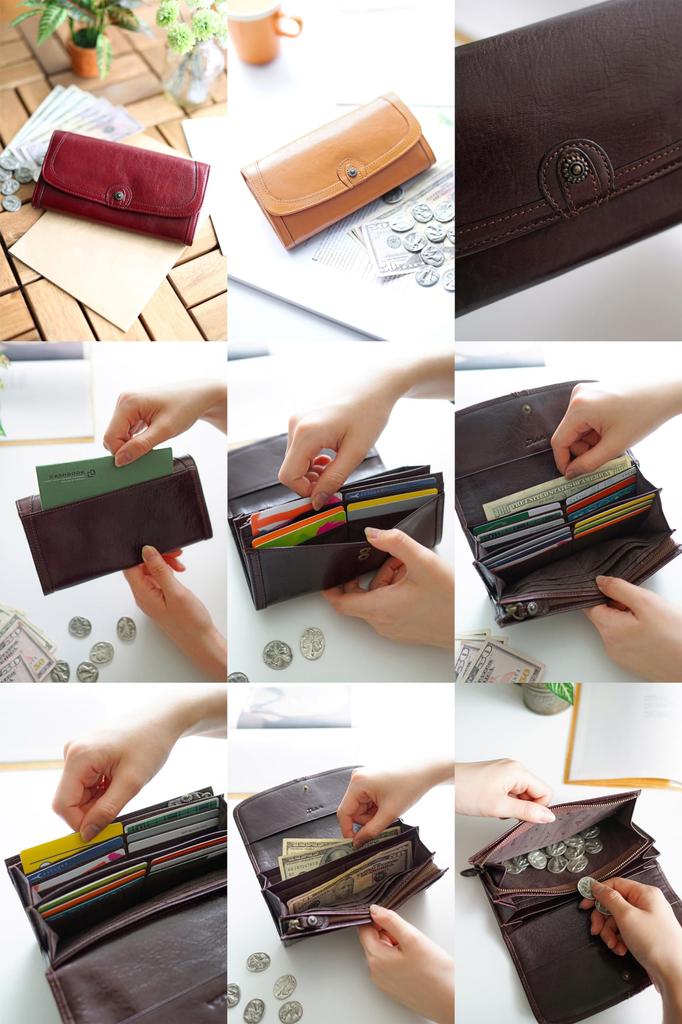 Long Wallet 0036213 Lead Classic Series Bordeaux [Dakota] (0030013) DA-32013-30
