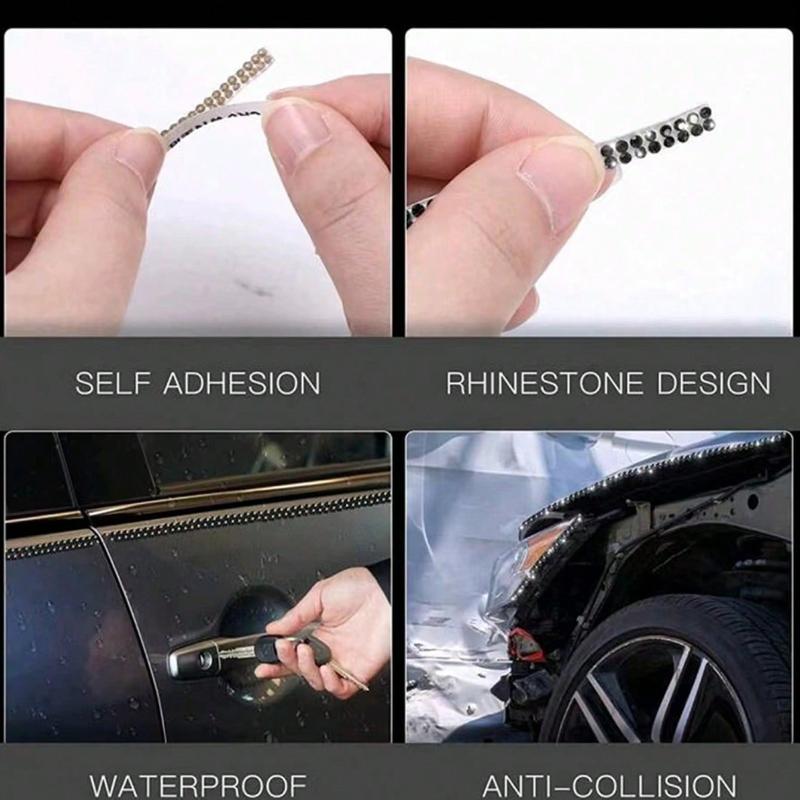 1pc Car Diamond Inlaid Decorative Strip, DIY, Gift For Women