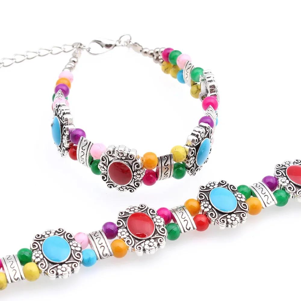 Natural Garnet Woven Ball Bracelet Hollow Garnet Small Fish Bracelet Single Loop Fashion Women's Bracelet