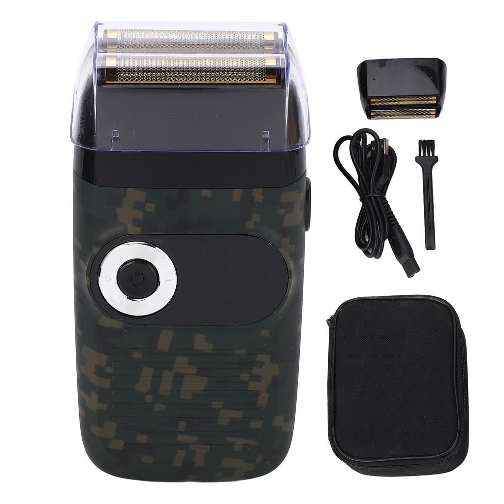 Electric Beard Trimmer Detachable Head Portable Men Facial Hair Clippers for Home Travel
