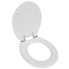 Day and Night - Day and Night Toilet Seat MDF Soft Close Lid White Design
